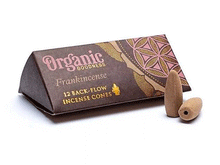 Naložite sliko v pregledovalnik galerije, organic goodness frankincense backflow dišeči stožci bosvelija diseci stozci za dimne fontane dišave kadila stožci
