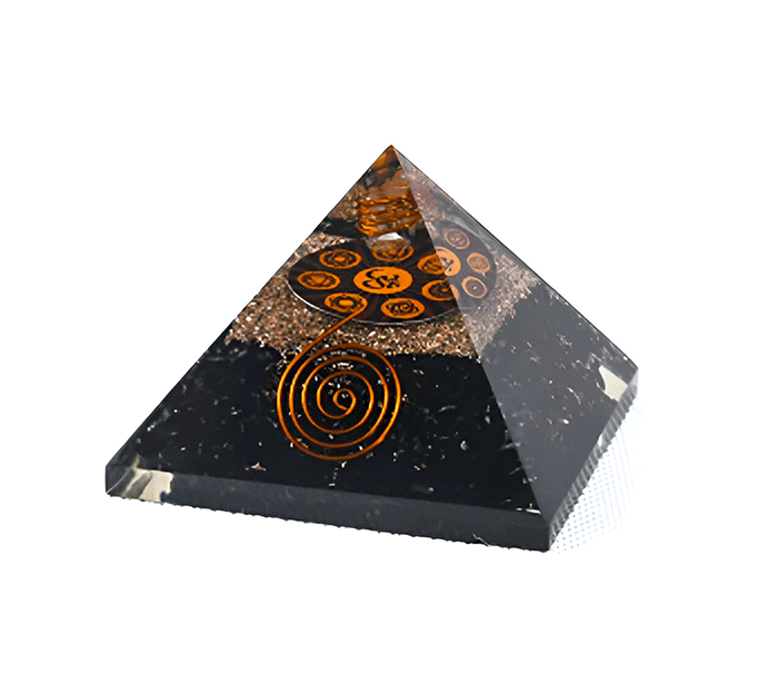 orgonit piramida zaščita zascita elektromagnetno sevanje orgonit piramida čakre črni turmalin spirala kristali turmalin poldragi kamni piramide piramida moč moc cakra cakre orgonit čakra piramida orgonit elektrosmog 