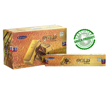 Naložite sliko v pregledovalnik galerije, Satya Gold naravne dišeče palčke Satya disece palcke dišave Satya Gold disave kadila meditiranje duhovnost dišeče palčke Sai baba Satya Gold konoplja sproscanje disave za dom meditacija dišave
