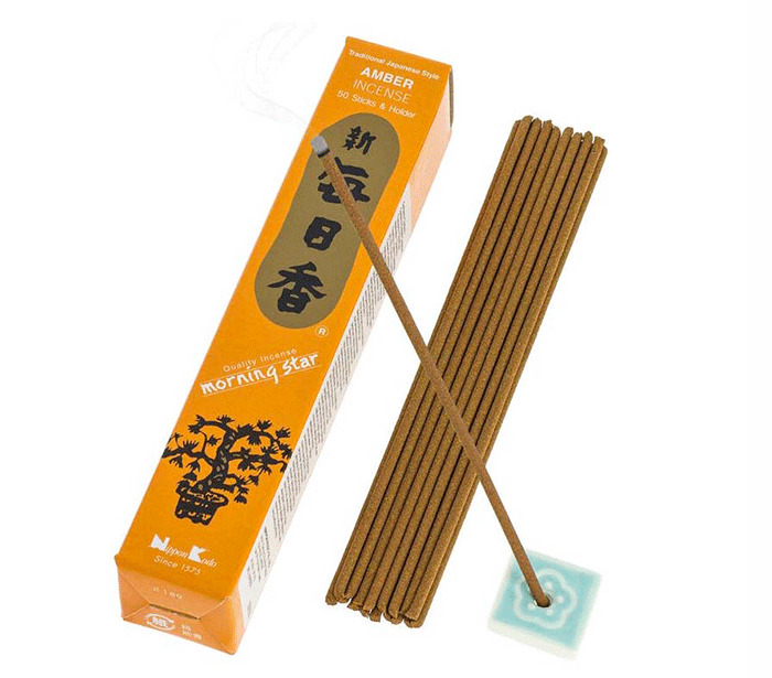 morning star amber incense nippon kodo japonske dišeče palčke japonske disave japonske disece palcke morning star amber kadila kadilo morning star