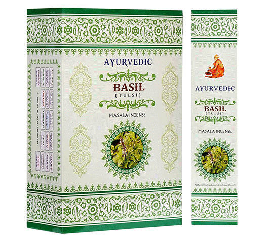 dišeče palčke disece palcke ajurveda kadilo  dišava za dom kadilo za dom dišeče palčke za meditacijo naravne dišeče palčke bazilika ayurvedic basil