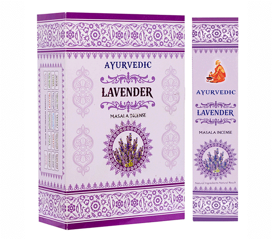 ayurvedic lavender dišeče palčke ajurvedske disece palcke ajurveda kadilo kadila brez bambusa dišava za dom kadilo za dom dišeče palčke za meditacijo naravne dišeče palčke vonj sivka