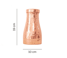 Naložite sliko v pregledovalnik galerije, bakrena karafa steklenica za vodo bakrena flaška steklenica iz bakra flaška iz bakra  baker flaska kovana za vodo iz bakra 1000ml
