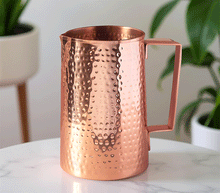 Naložite sliko v pregledovalnik galerije, vrč baker za vodo vrc bakreni vrč vrc za vodo iz bakra baker voda energitizirana
