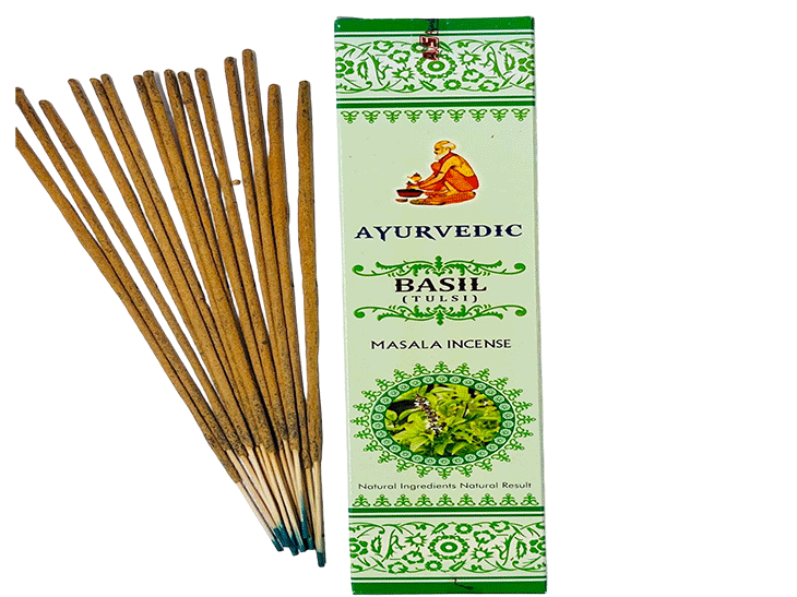 dišeče palčke disece palcke ajurveda kadilo  dišava za dom kadilo za dom dišeče palčke za meditacijo naravne dišeče palčke bazilika ayurvedic basil