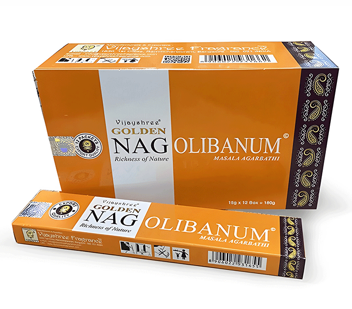 dišeče palčke GOLDEN NAG olibanum  disece palcke  kadilo kadila dišava za dom kadilo za dom dišeče palčke za meditacijo naravne dišeče palčke vijayshree golden nag olibanum