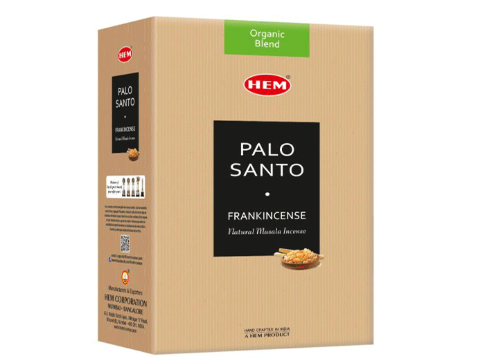 Dišeče palčke Organic Blend Series Palo Santo frankincense Bosvelija Masala 15g dišeče palčke disece palcke kadilo dišava za dom kadilo za dom disave dišave dišeče palčke za meditacijo naravne dišeče palčke  Dišeče palčke 