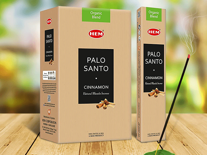   Dišeče palčke Organic Blend Series Palo Santo CINNAMON Cimet Masala 15g dišeče palčke disece palck kadilo dišava za dom kadilo za dom dišeče palčke za meditacijo naravne dišeče palčke  Dišeče palčke 