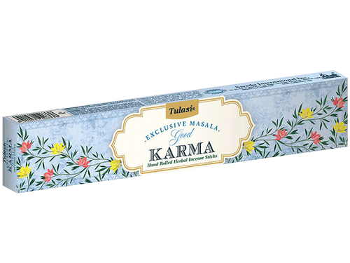 dišeče palčke disece palck kadilo sandalovina dišava za dom kadilo za dom dišeče palčke za meditacijo naravne dišeče palčke Dišeče palčke TULASI EXCLUSIVE MASALA 15g Good Karma