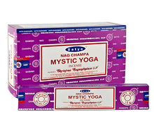 Naložite sliko v pregledovalnik galerije, satya nag champa mystic yoga dišeče palčke disave disece palcke dišave kadila kadilo kadilo za dom disava za dom 
