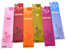 Naložite sliko v pregledovalnik galerije, Disece palcke limonska trava jasmin sandalovina kadilo frankincense vrtnica kadilo flower of life kadila disave za dom disece palcke za meditacijo
