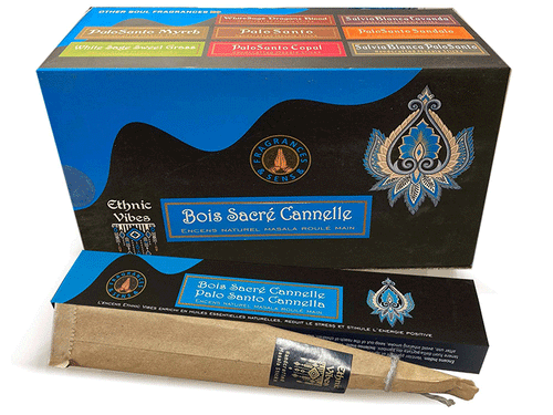 dišeče palčke cimet sveti les disece palcke  ethnic vibes cinnamon palo santo dišave kadilo dišava za dom kadilo za dom dišeče palčke za meditacijo ethnic vibes  masala naravne dišeče palčke Fragrances & Sens Ethnic Vibes cinnamon Palo Santo
