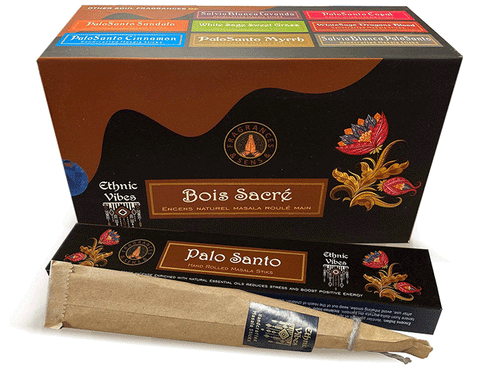 dišeče palčke sveti les disece palcke  ethnic vibes palo santo dišave kadilo dišava za dom kadilo za dom dišeče palčke za meditacijo ethnic vibes  masala sveti les naravne dišeče palčke Fragrances & Sens Ethnic Vibes Palo Santo
