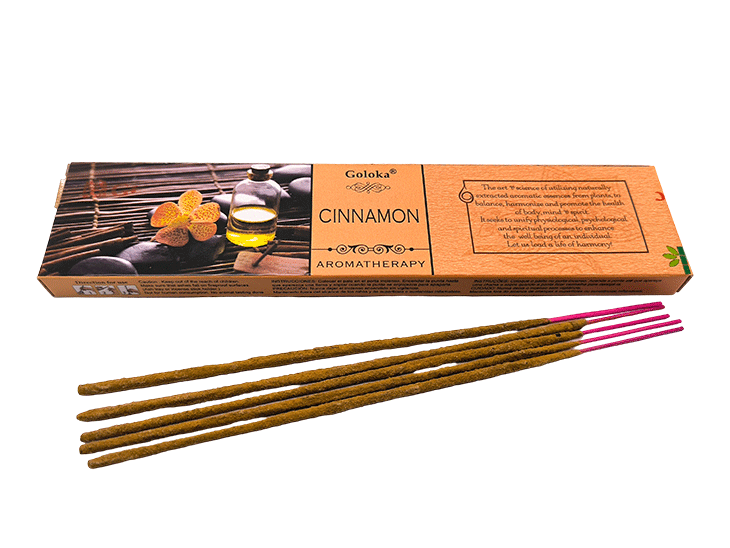goloka cinnamon aromatherapy 15g disece palcke disave za dom kadila  kadilo dišeče palčke cimet