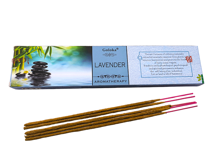 goloka lavender aromatherapy 15g disece palcke disave za dom kadila  kadilo sivka dišeče palčke sivka