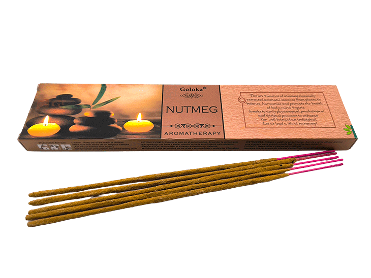 goloka nutmeg aromatherapy 15g disece palcke disave za dom kadila  kadilo dišeče palčke muskatni orescek muskatmuskat disave 