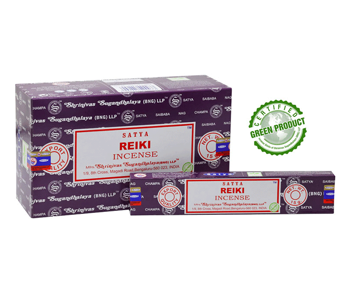 Satya Reiki dišeče palčke Satya disece palcke dišave Satya Reiki disave kadila meditiranje duhovnost dišeče palčke Sai baba Satya Reiki 15g dišeče palčke sproscanje disave za dom meditacija dišave aromaterapija