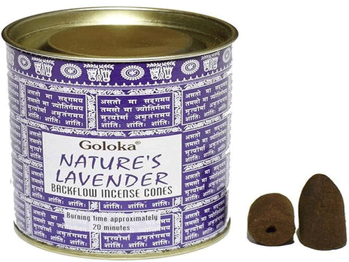diseci stozci backflow incense cones goloka natures lavender sivka backflow diseci stozci disave darilo joga dvig energije sadhana kadila kadilo naravni dišeči stožci backflow disave dišave