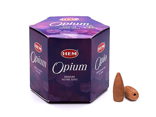 hem backflow incense cones OPIUM-dišeči stožci backflow opium-diseci stozci hem -kadila za dimne fontane