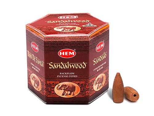 hem backflow incense cones sandalwood-dišeči stožci backflow sandalovina-diseci stozci hem-kadila za dimne fontane