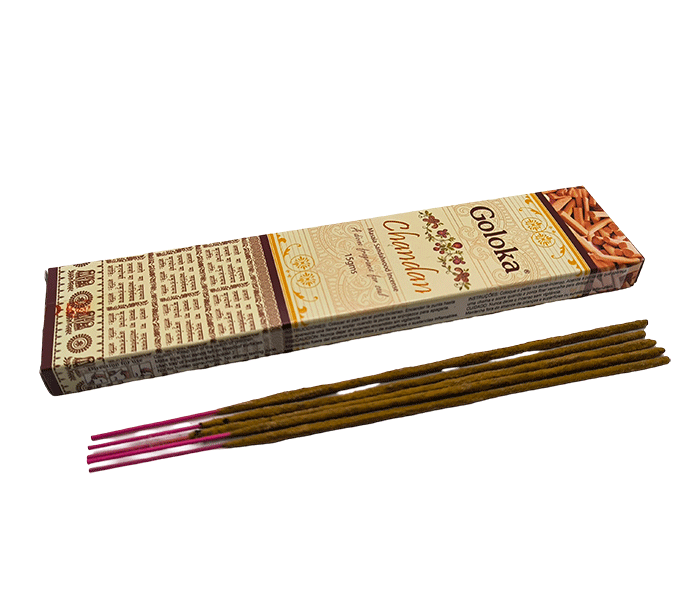 dišeče palčke goloka premium chandan masala incense disece palcke chandan sandalovina dišave disave sandalovina kadio kadila sandal goloka chandan za sproscanje 
