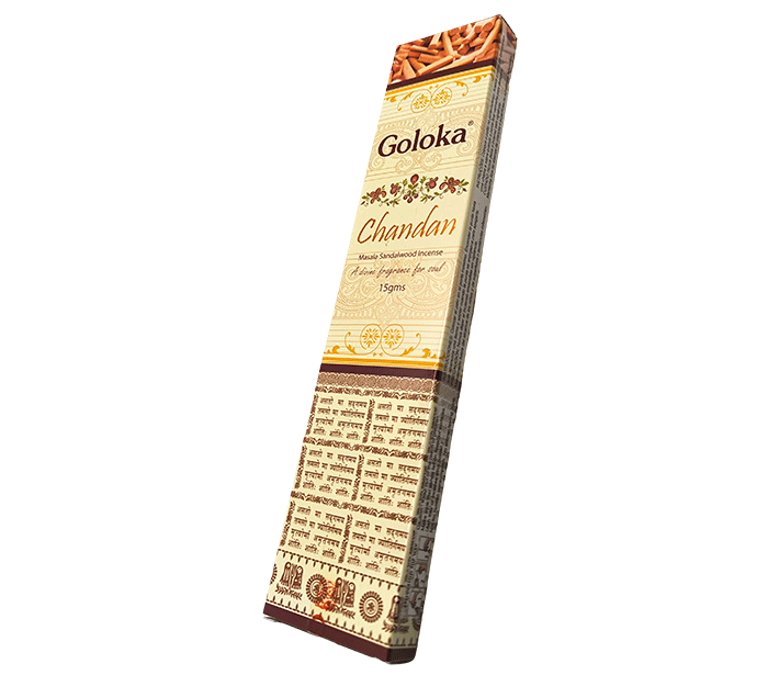 dišeče palčke goloka premium chandan masala incense disece palcke chandan sandalovina dišave disave sandalovina kadio kadila sandal goloka chandan za sproscanje 