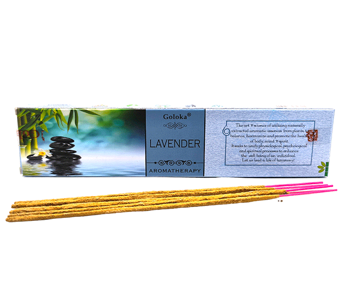 goloka lavender aromatherapy 15g disece palcke disave za dom kadila  kadilo dišeče palčke sivka