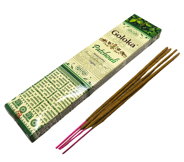 dišeče palčke goloka premium patchouli masala incense disece palcke pačuli dišave disave kadio kadila pačuli goloka za sproscanje
