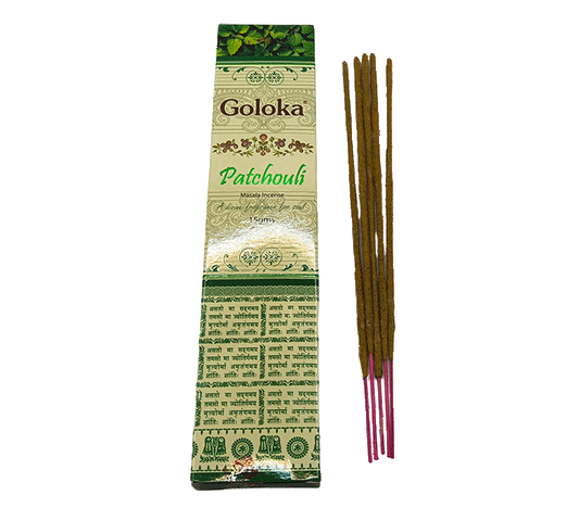 dišeče palčke goloka premium patchouli masala incense disece palcke pačuli dišave disave kadio kadila pačuli goloka za sproscanje