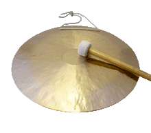 Naložite sliko v pregledovalnik galerije, gong gongi feng zvocna kopel instrumenti glasbila gongi gong 45 cm sprostitev
