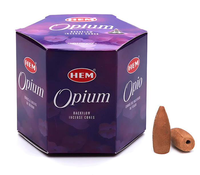 hem backflow incense cones OPIUM-dišeči stožci backflow opium-diseci stozci hem -kadila za dimne fontane