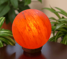 Naložite sliko v pregledovalnik galerije, Solna lucka Sonce himalajska solna himalajska solna svetilka okrogla lucka solna luc elektrosmog Madalbal svetila 
