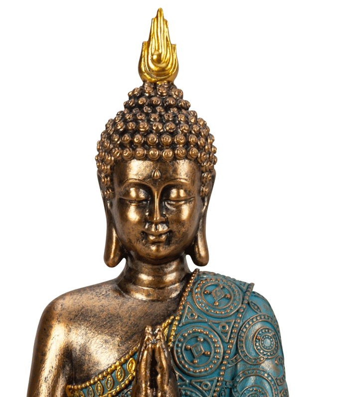 buda kip buda kipec figura buda buddha  dekoracija za dom buda meditacija buda zascita meditacija anjali mudra blagostanje bogastvo buda sreča sreca buda