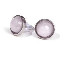 Naložite sliko v pregledovalnik galerije, uhani s kristali kristalni uhani nakit iz kristalov uhani podragi kamni uhani roževec talisman rozevec
