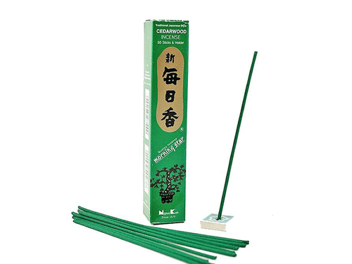 morning star cedarwood incense nippon kodo japonske dišeče palčke japonske disave japonske disece palcke morning star cedra kadila kadilo cedrovina morning star