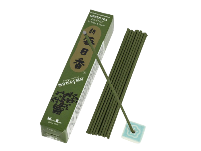 morning star green tea incense nippon kodo japonske dišeče palčke japonske disave japonske disece palcke morning star zeleni čaj kadila kadilo morning star