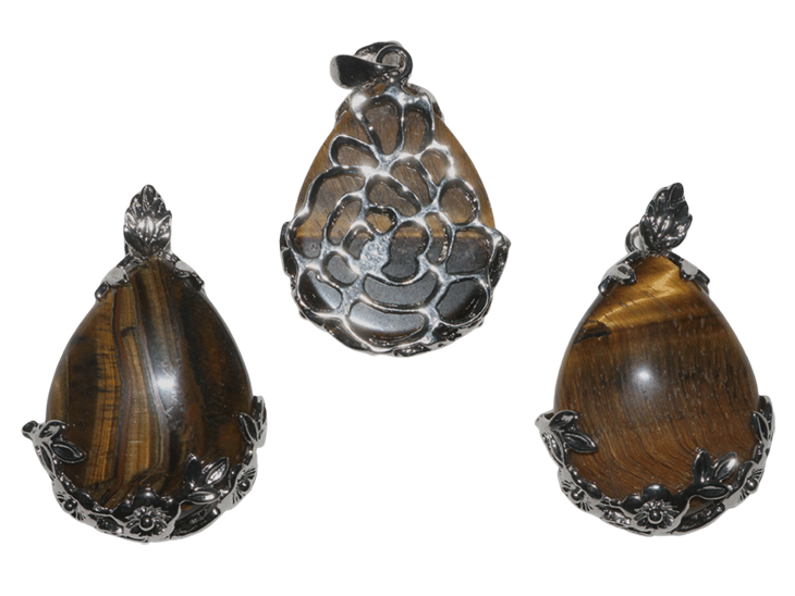 tigrovo oko obesek nakit kristali poldragi kamni kristal tigrovo oko talisman za zascito kristaloterapija modni nakit damski nakit 
