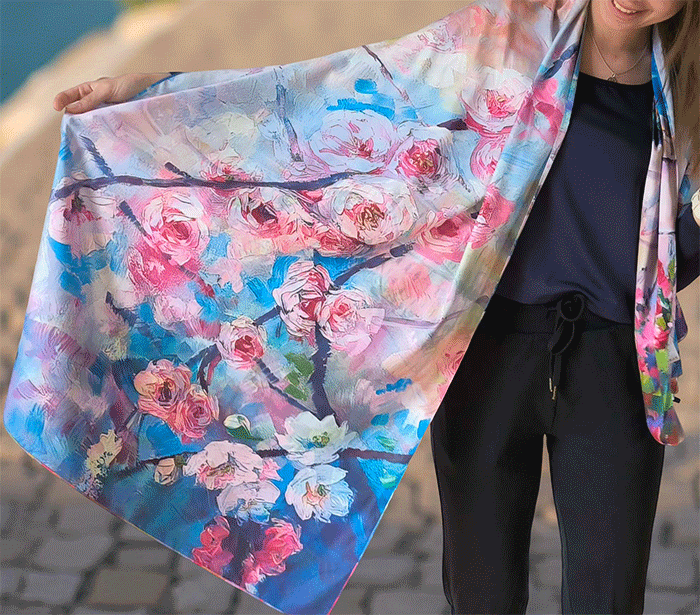 obojestranski ženski šal poletni šali modni sal pisani sali cvetlice prehodni sal viskoza svila barvit ženski šali moda udoben šal mehek obojestranski sal jesenski šal cvetlični ženski šal 