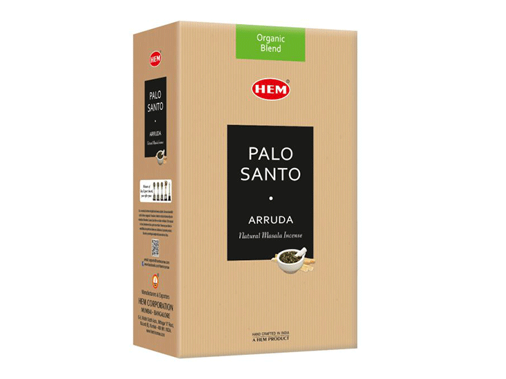 Dišeče palčke Organic Blend Series Palo Santo Arruda Masala 15g dišeče palčke disece palcke kadilo dišava za dom kadilo za dom disave dišave dišeče palčke za meditacijo naravne dišeče palčke  Dišeče palčke 