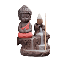 Naložite sliko v pregledovalnik galerije, backflow podstavek za dišeče stožce stojalo backflow za stožce podstavek za dišeče palčke buda buddha dimna fontana vzratna dimna fontana za disece stozce stojalo za disece palcke
