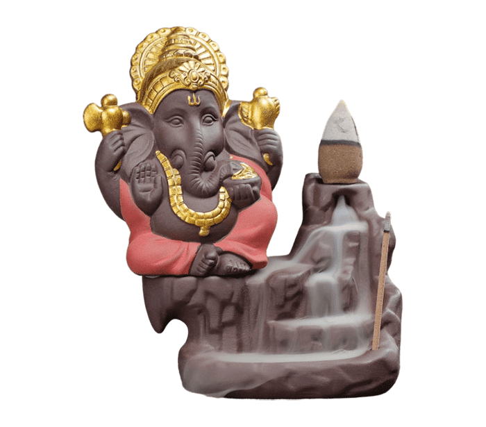 dimna fontana backflow podstavek za dišeče stožce backflow dimna fontana stojalo backflow za dišeče stožce podstavek za dišeče palčke ganesh ganeš ganesha vzranta dimna fontana za disece stozce za disece palcke