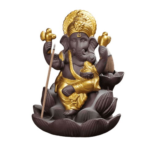 dimna fontana backflow podstavek za dišeče stožce backflow dimna fontana stojalo backflow za dišeče stožce podstavek za dišeče palčke ganesh ganeš ganesha vzranta dimna fontana za disece stozce za disece palcke