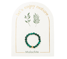 Naložite sliko v pregledovalnik galerije, prstan kristali prstan iz kristalov kristalni prstan nakit kristali  elastični prstan   elastičen prstan energetski nakit  malahit kamen malahit
