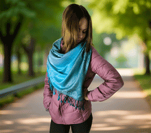 Naložite sliko v pregledovalnik galerije, sal sali šal šali pasmina pašmina ženski šali modni šali zenski sal bombaž viskoza šali lepota mehko jesenski šal zimski šal prehodni šal poletni šali turkiz modra
