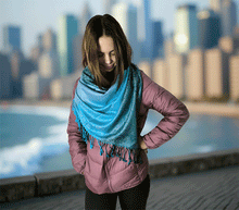 Naložite sliko v pregledovalnik galerije, sal sali šal šali pasmina pašmina ženski šali modni šali zenski sal bombaž viskoza šali lepota mehko jesenski šal zimski šal prehodni šal poletni šali turkiz modra
