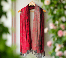 Naložite sliko v pregledovalnik galerije, sal sali šal šali pasmina pašmina ženski šali modni šali zenski sal bombaž viskoza šali lepota mehko jesenski šal zimski šal prehodni šal poletni šali  topel sal naravni materiali  rdeča
