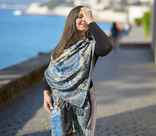 Naložite sliko v pregledovalnik galerije, sal sali šal šali pasmina pašmina ženski šali modni šali zenski sal bombaž viskoza šali lepota mehko jesenski šal zimski šal prehodni šal poletni šali  naravni materiali 
