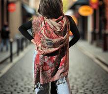 Naložite sliko v pregledovalnik galerije, sal sali šal šali pasmina pašmina ženski šali modni šali zenski sal bombaž viskoza šali lepota mehko jesenski šal zimski šal prehodni šal poletni šali  naravni materiali 
