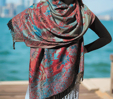 Naložite sliko v pregledovalnik galerije, sal sali šal šali pasmina pašmina ženski šali modni šali zenski sal bombaž viskoza šali lepota mehko jesenski šal zimski šal prehodni šal poletni šali  naravni materiali 
