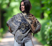 Naložite sliko v pregledovalnik galerije, sal sali šal šali pasmina pašmina ženski šali modni šali zenski sal bombaž viskoza šali lepota mehko jesenski šal zimski šal prehodni šal poletni šali  naravni materiali 
